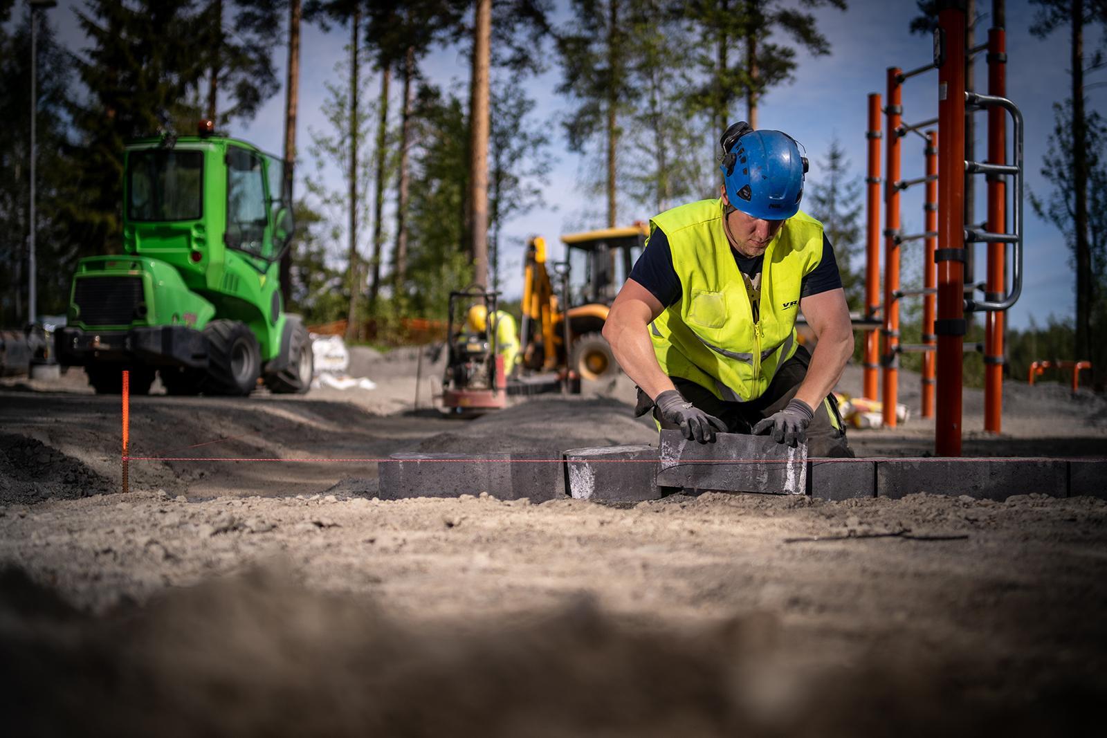 VRJ - Laamanninpuiston työmaa